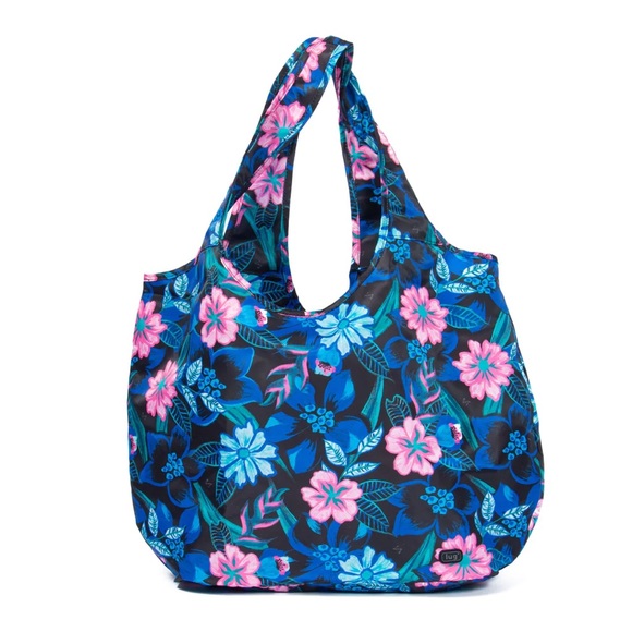 🌸 NWT Lug Eco Shopper 2pc Tote Bags in Resort Black 🌸 - Picture 5 of 7